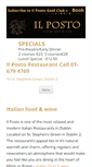 Mobile Screenshot of ilpostorestaurant.com
